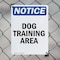 Signmission Dog Training Area, 7 in W x Rectangle, Plastic OS-2PACK-NS-P-710-V-11435 - alternate 5